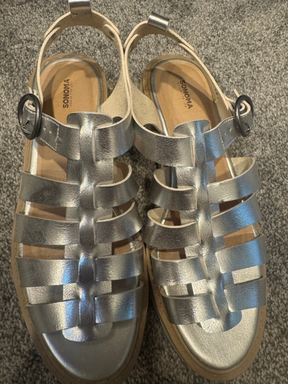 Silver Sonoma Sandals
